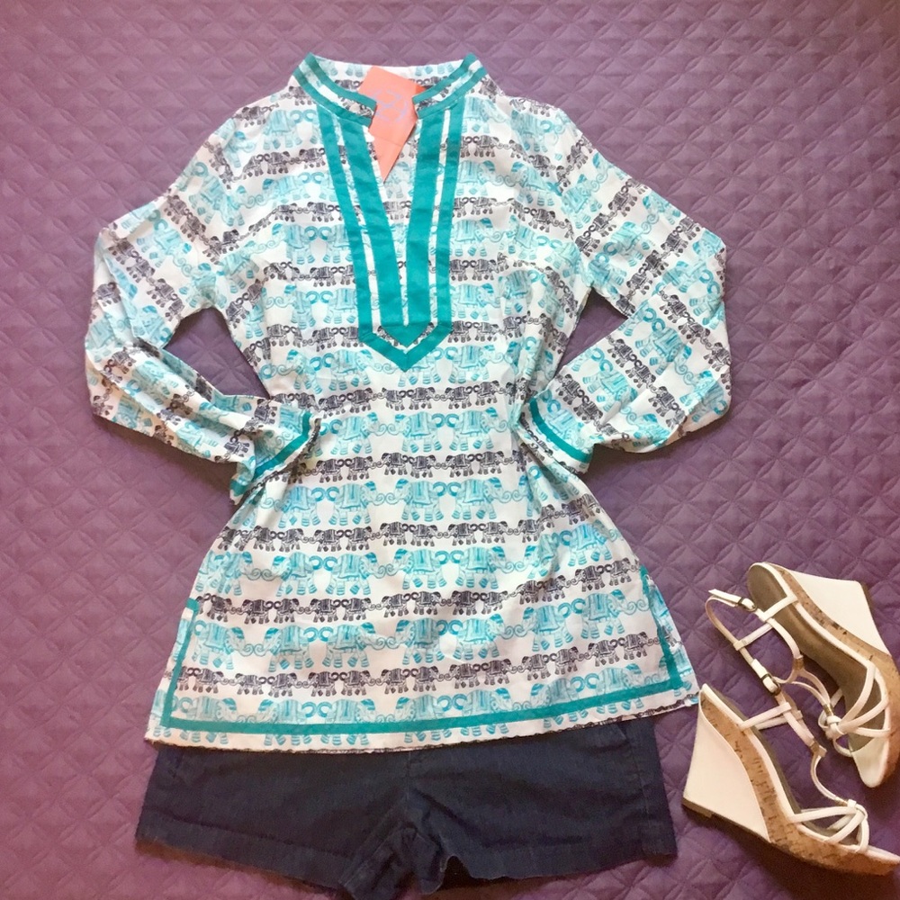 NWT Tracy Negoshian Elephant Tunic